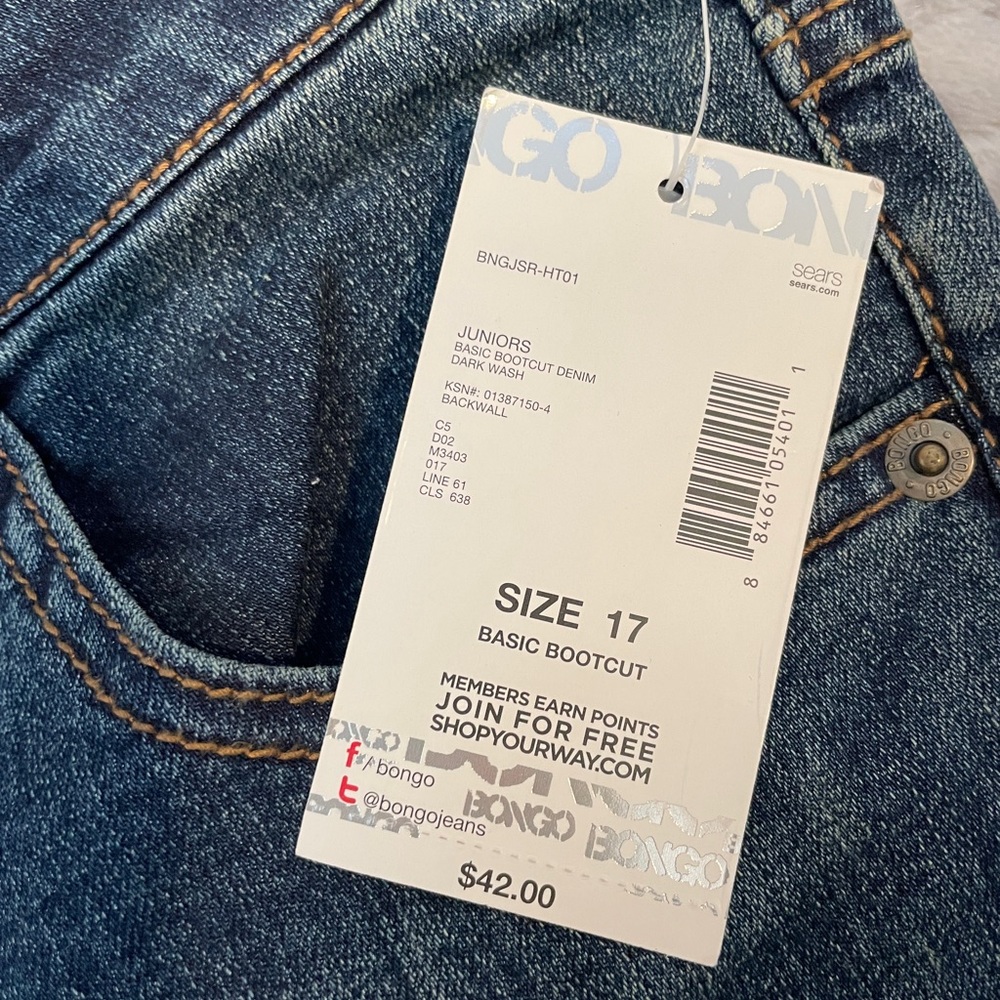 BONGO Classic Blue Bootcut Jeans